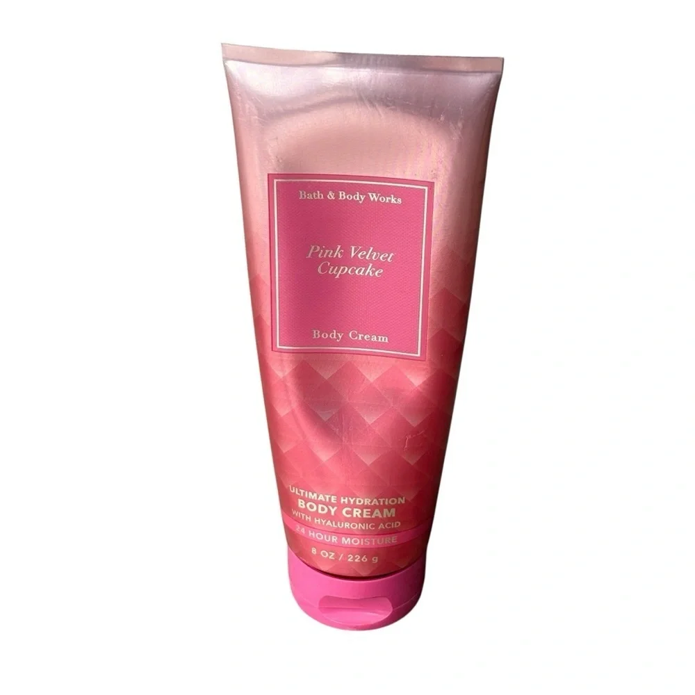 Bath & Body Works Pink Velvet Cupcake Body Cream 8 oz